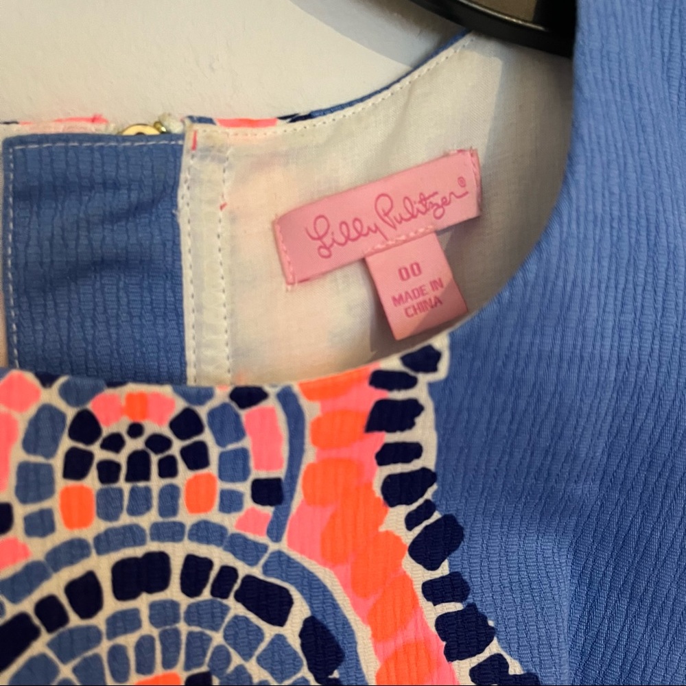 Lilly Pulitzer Mila Shift Tic Tac Tile Shift Dress - Picture 3 of 4